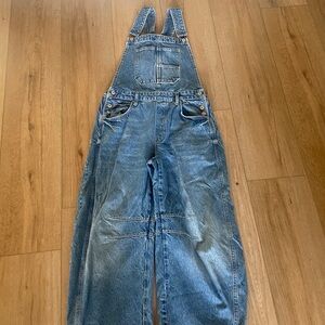 We The Free Good Luck Overalls, Barrel Jean Fit Size M Regular